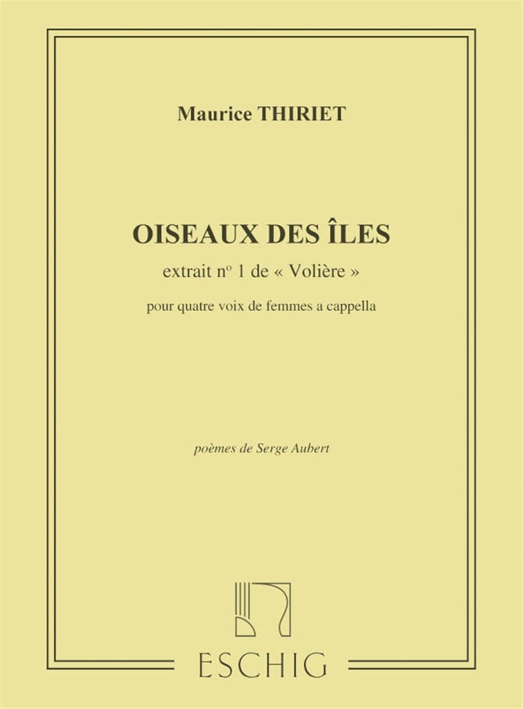 Oiseaux Des Iles 4 Vx